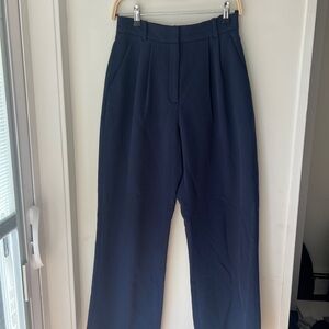 Abercrombie & Fitch Dark Blue Curve Love Pants Sloane